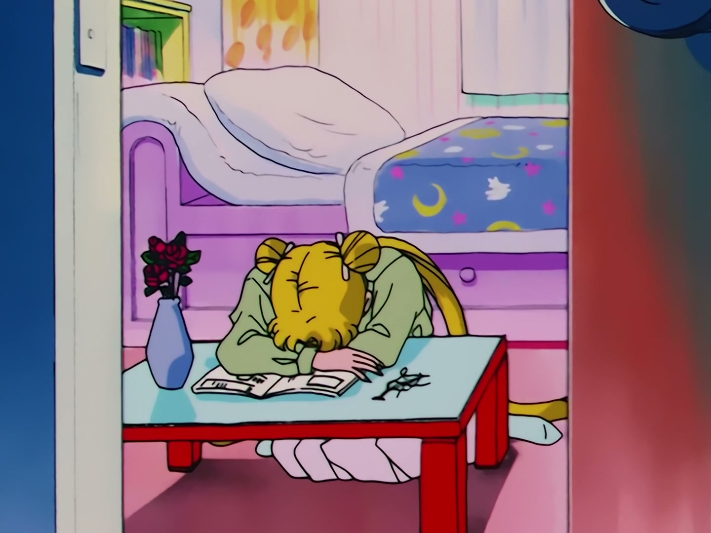 Sailor Moon Ep 77: Shared Feelings! Usagi and Mamoru in Love Once Again @ 00:10:22