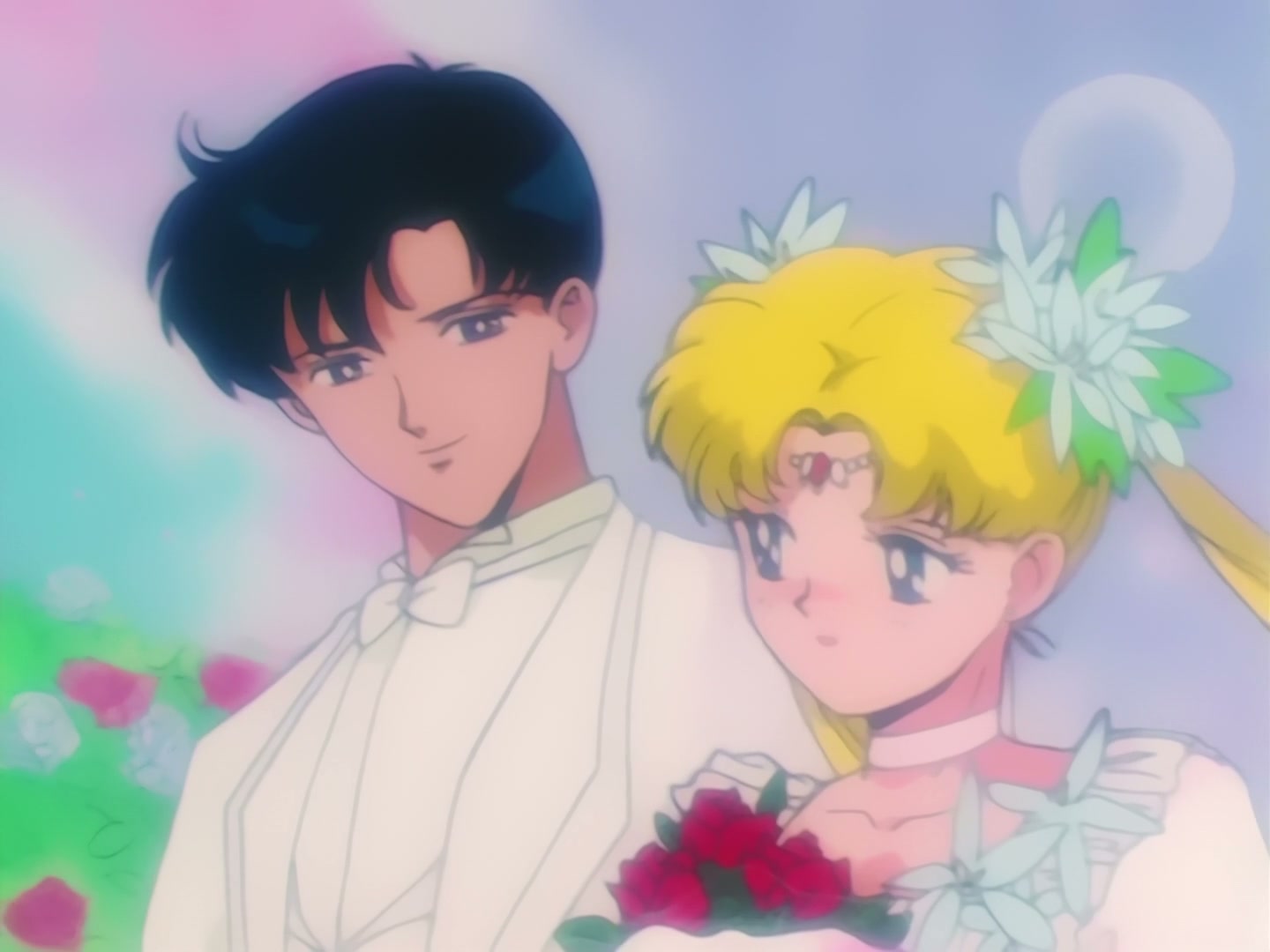 Sailor Moon Ep 77: Shared Feelings! Usagi and Mamoru in Love Once Again @ 00:10:48