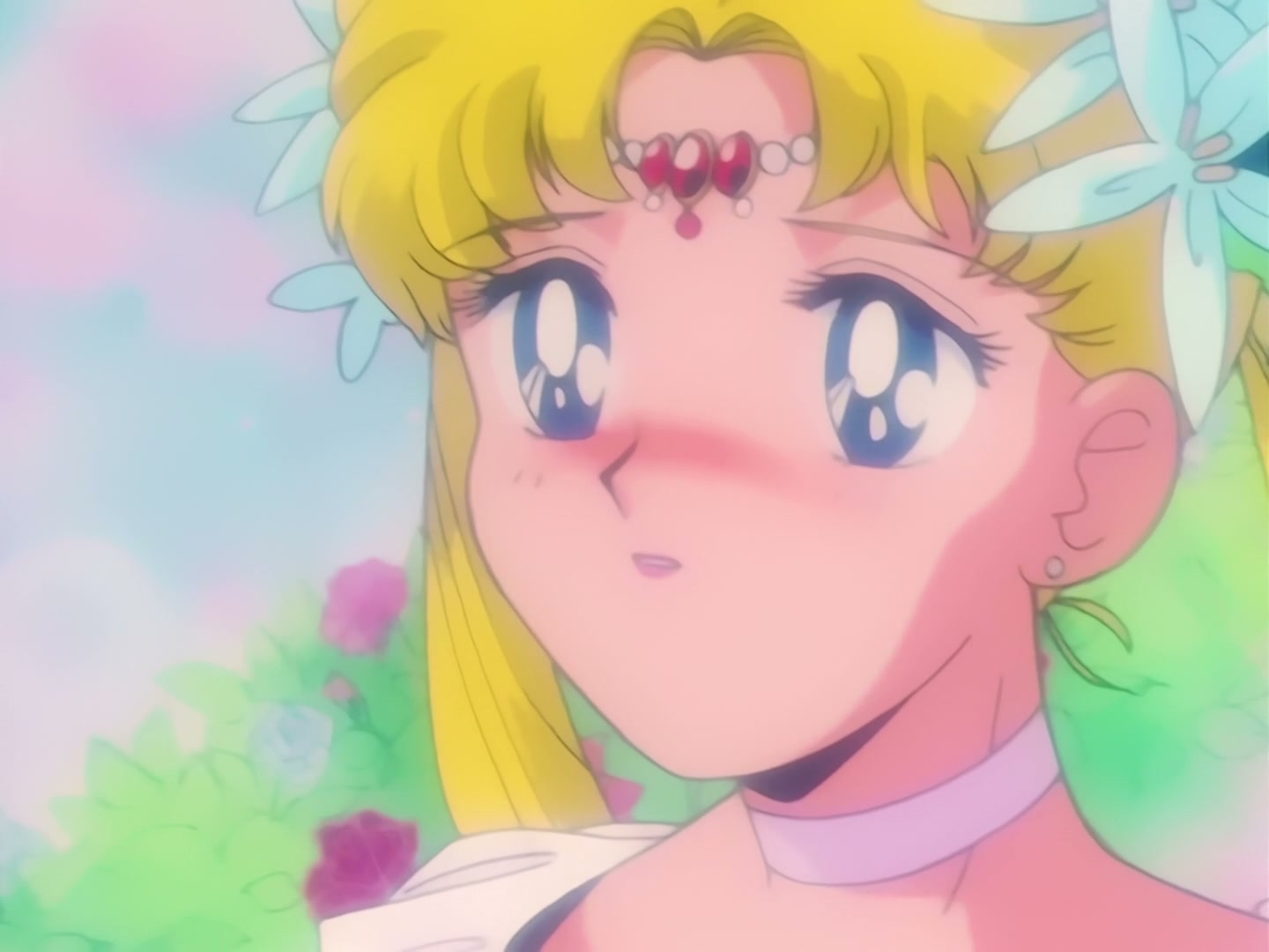 Sailor Moon Ep 77: Shared Feelings! Usagi and Mamoru in Love Once Again @ 00:10:57