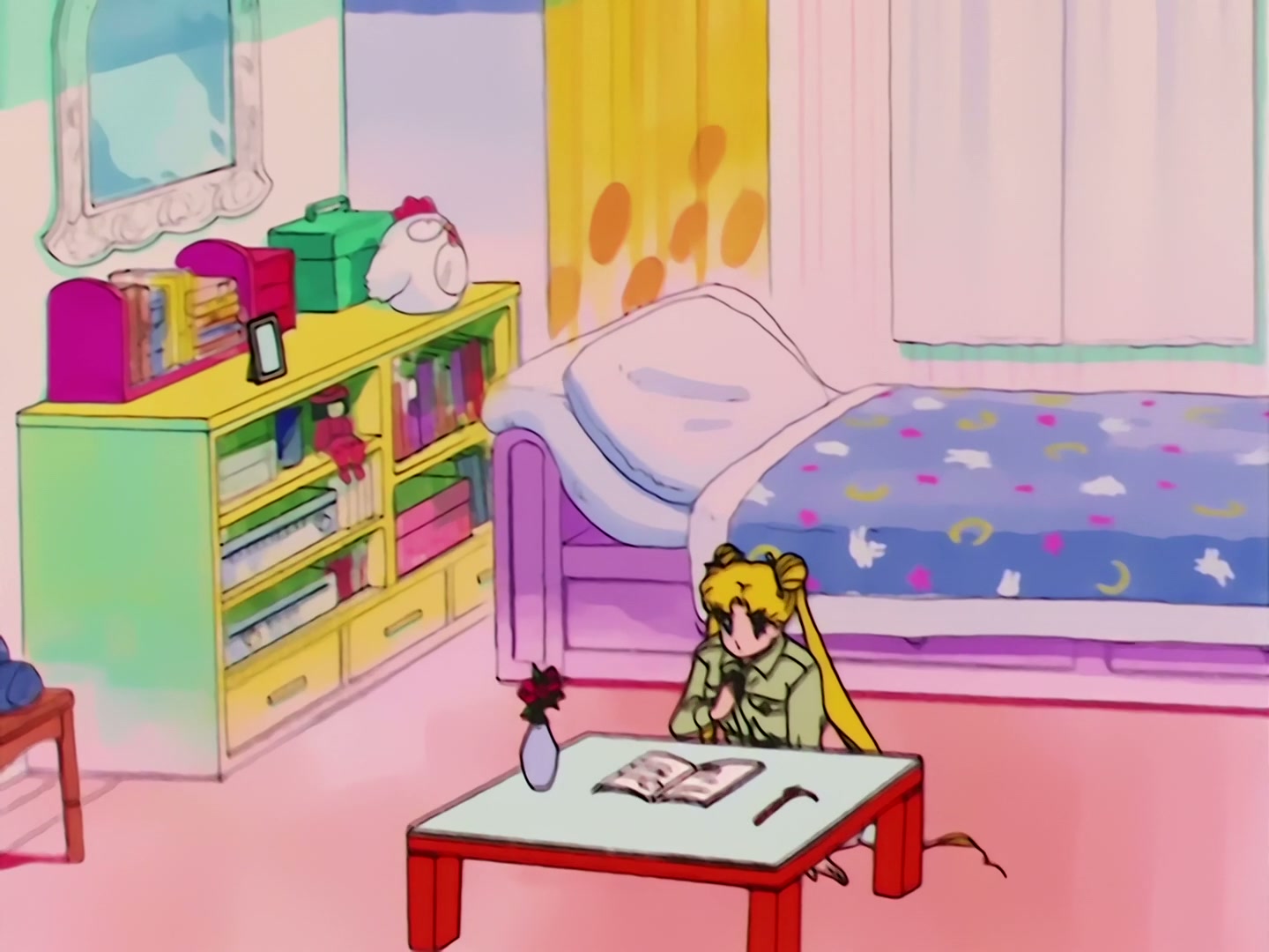 Sailor Moon Ep 77: Shared Feelings! Usagi and Mamoru in Love Once Again @ 00:11:36
