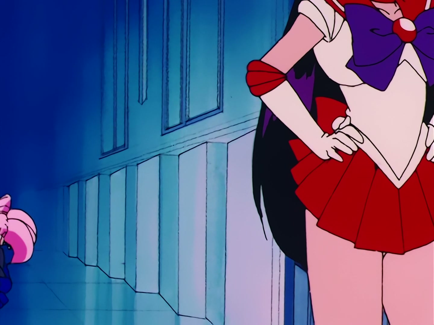 Sailor Moon Ep 84: Wiseman's Evil Hand! Chibi-Usa Disappears @ 00:04:44