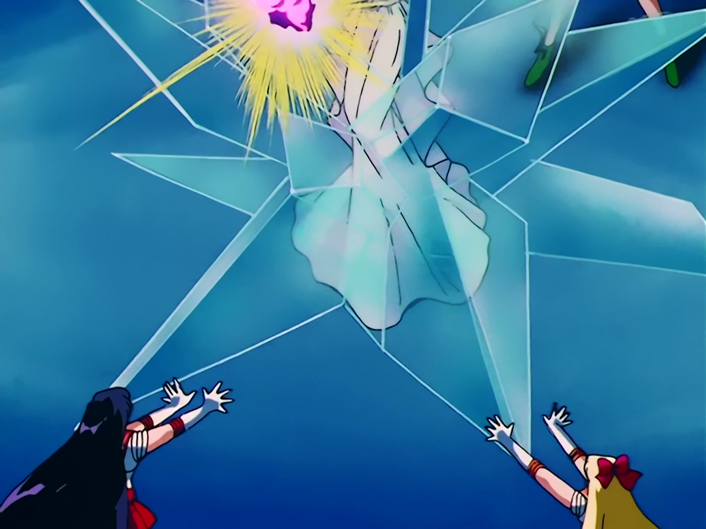 Sailor Moon Ep 84: Wiseman's Evil Hand! Chibi-Usa Disappears @ 00:09:09