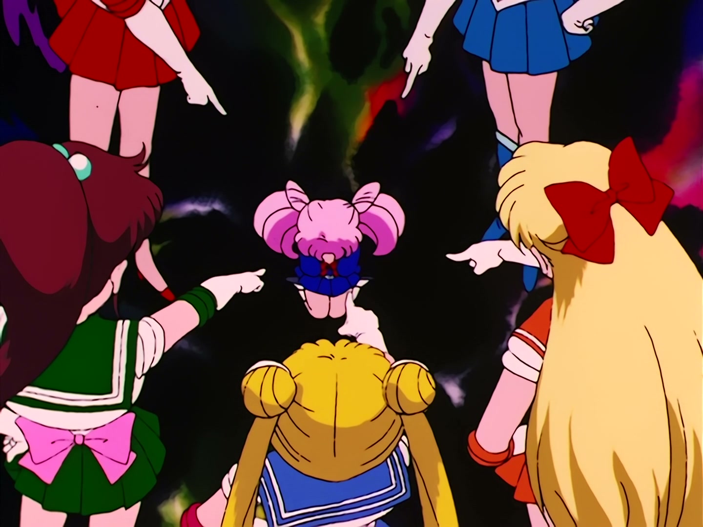 Sailor Moon Ep 84: Wiseman's Evil Hand! Chibi-Usa Disappears @ 00:10:09