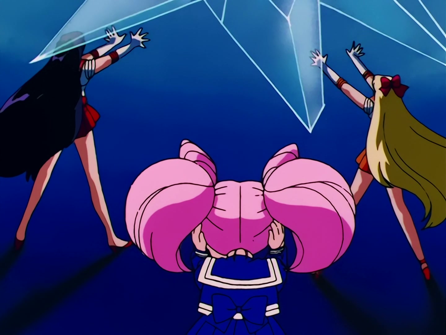 Sailor Moon Ep 84: Wiseman's Evil Hand! Chibi-Usa Disappears @ 00:10:18