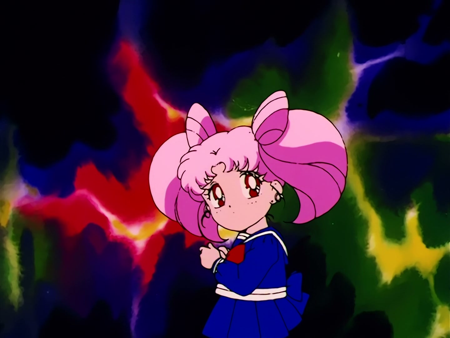 Sailor Moon Ep 84: Wiseman's Evil Hand! Chibi-Usa Disappears @ 00:10:27