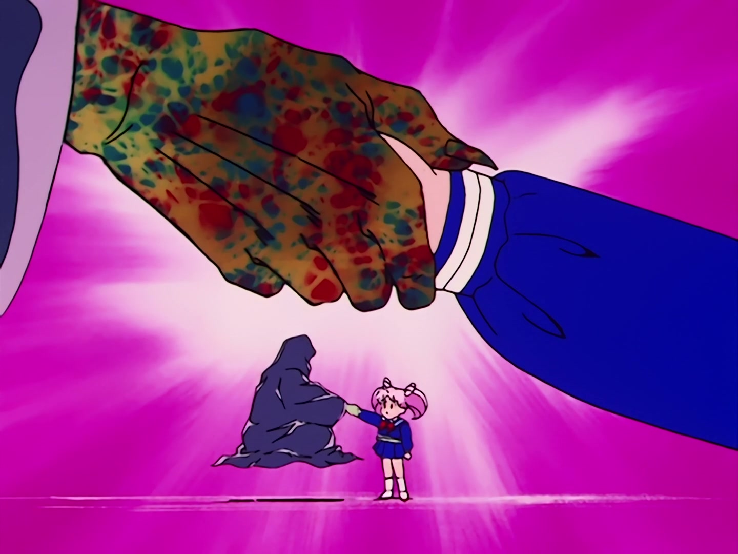 Sailor Moon Ep 84: Wiseman's Evil Hand! Chibi-Usa Disappears @ 00:10:44
