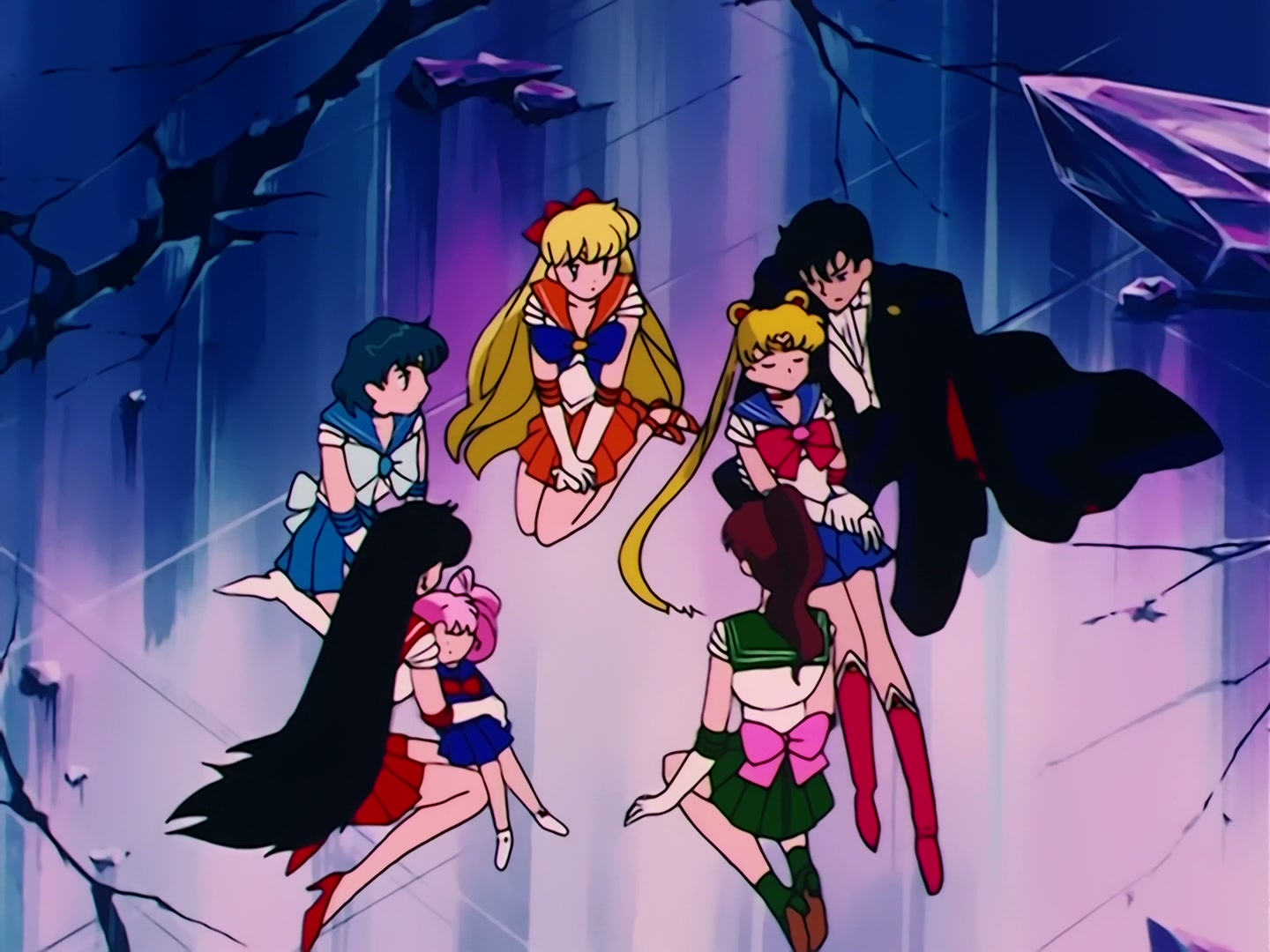 Sailor Moon Ep 88: The Final Battle Between Light and Dark! Pledge of Love to the Future @ 00:18:36