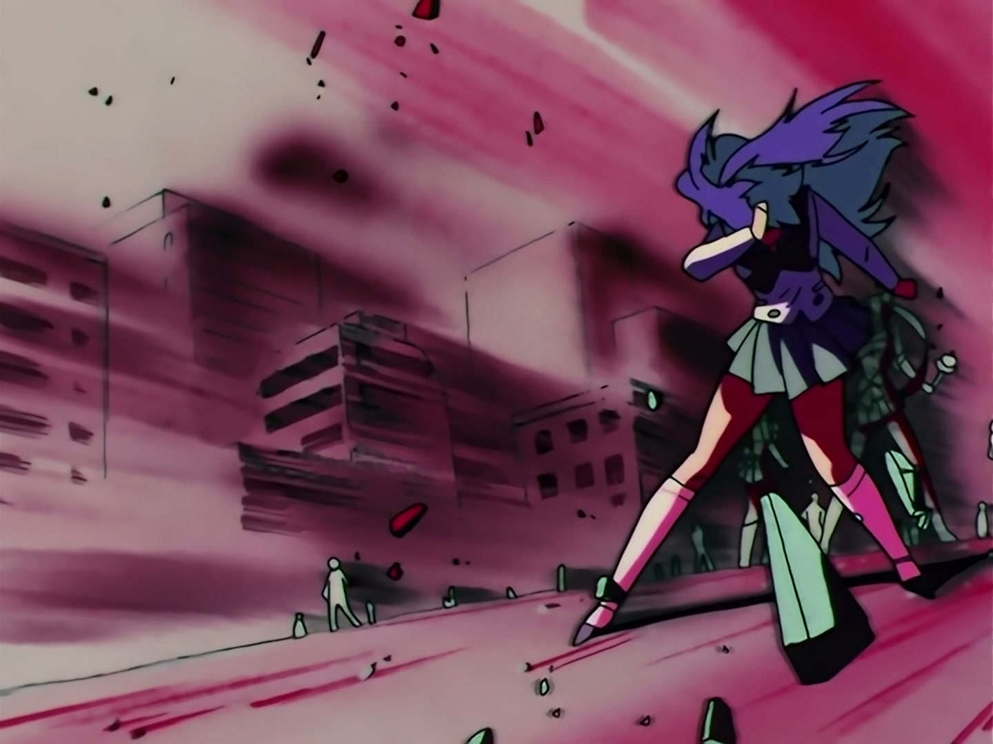 Sailor Moon Ep 90: Premonition of World's End? The Appearance of Mysterious New Guardians @ 00:02:26