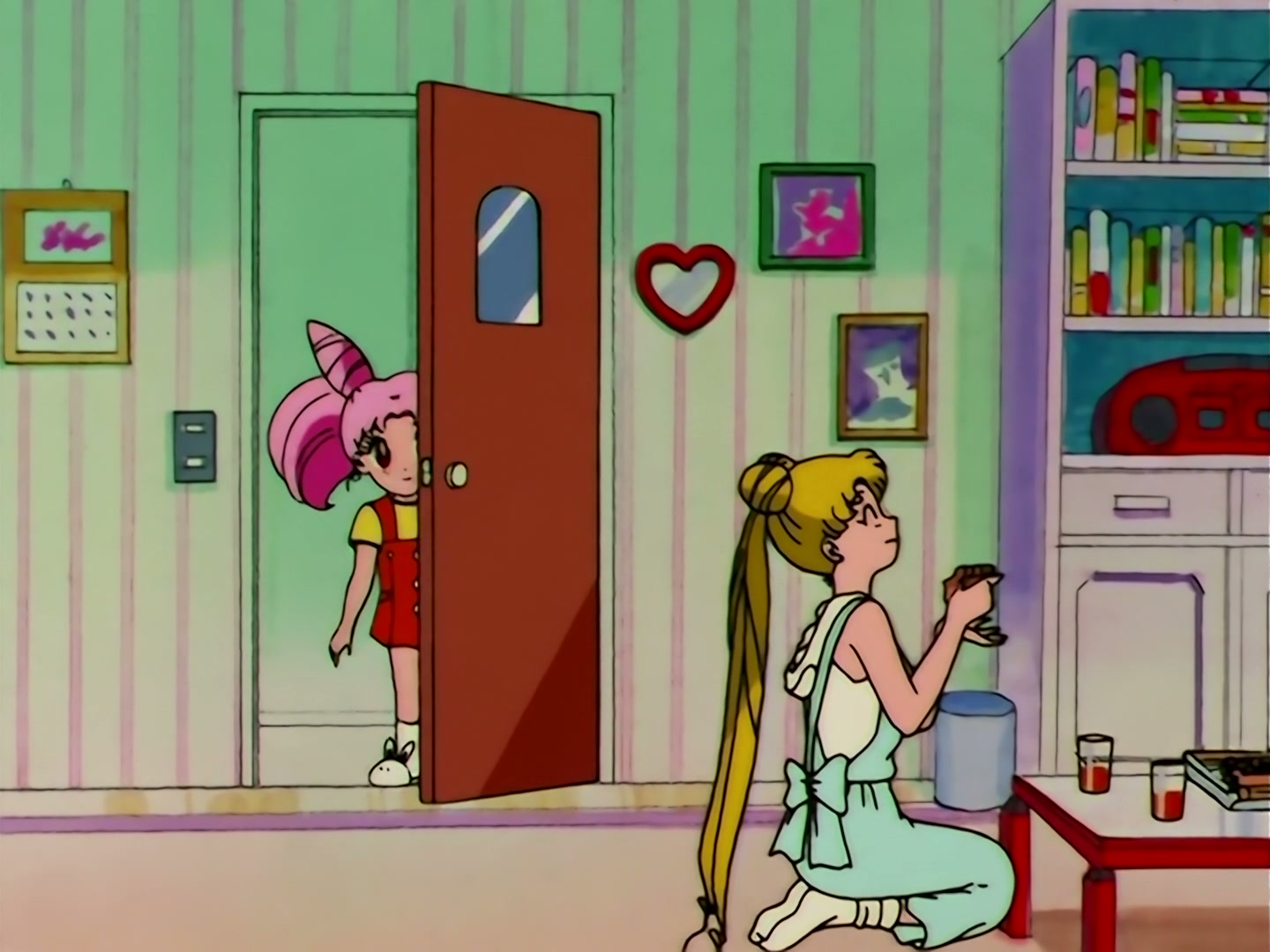 Sailor Moon Ep 107: Art is an Explosion of Love! Chibiusa's First Love @ 00:03:00