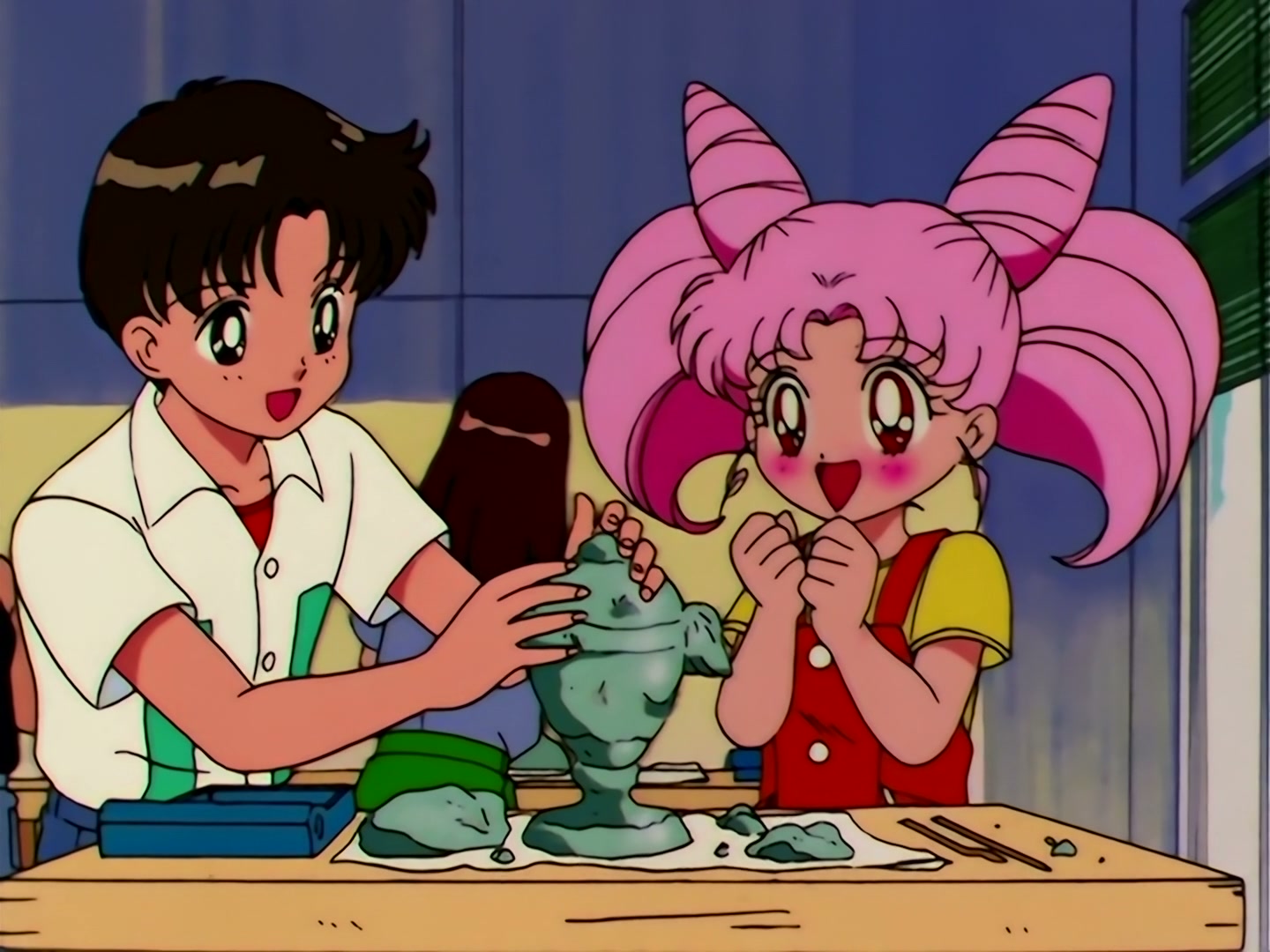 Sailor Moon Ep 107: Art is an Explosion of Love! Chibiusa's First Love @ 00:07:07