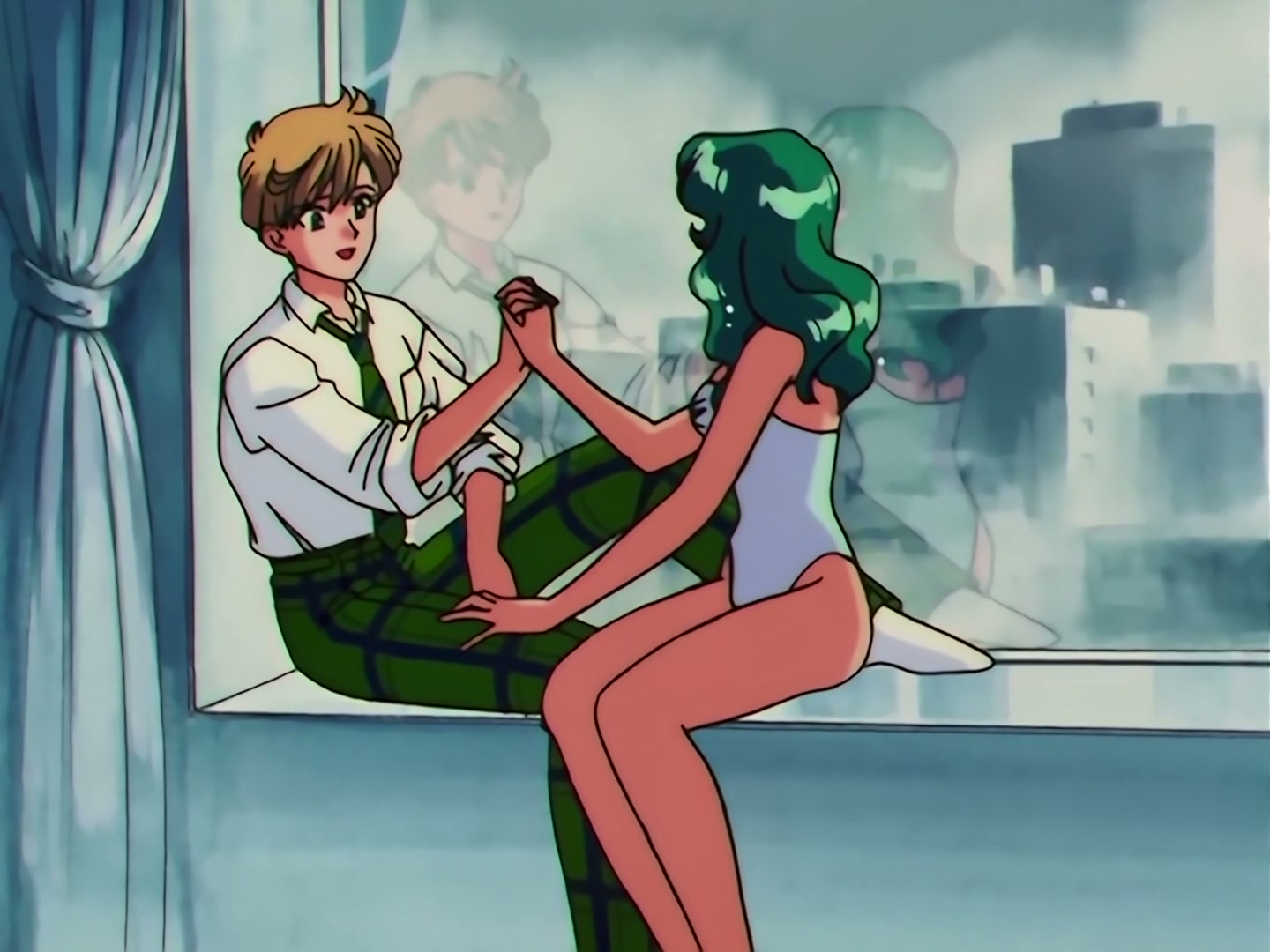 Sailor Moon Ep 110: Death of Uranus and Neptune?! The Talismans Appear @ 00:08:17