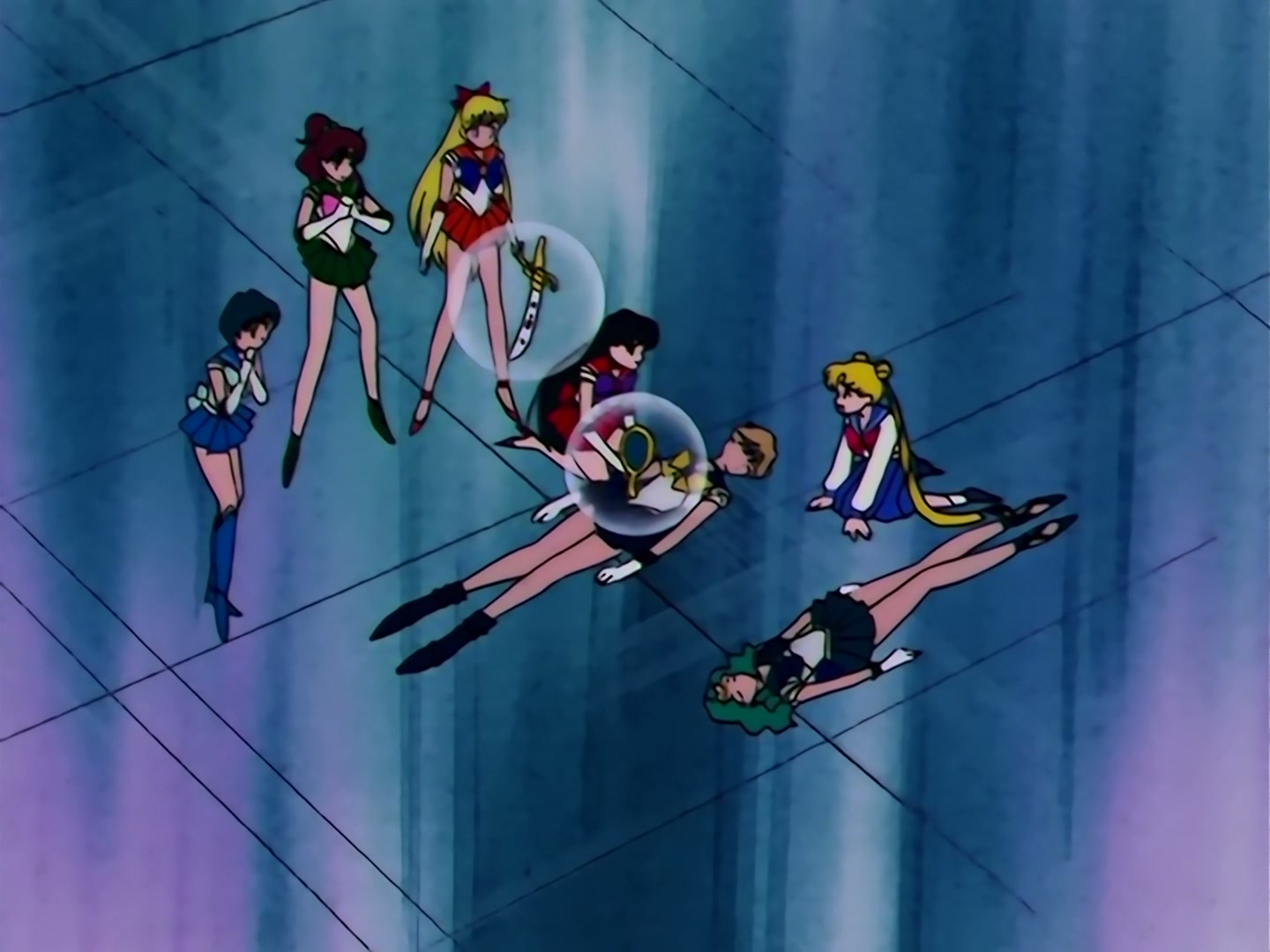 Sailor Moon Ep 111: The Holy Grail's Mystical Power! Moon's Double Transformation @ 00:03:52