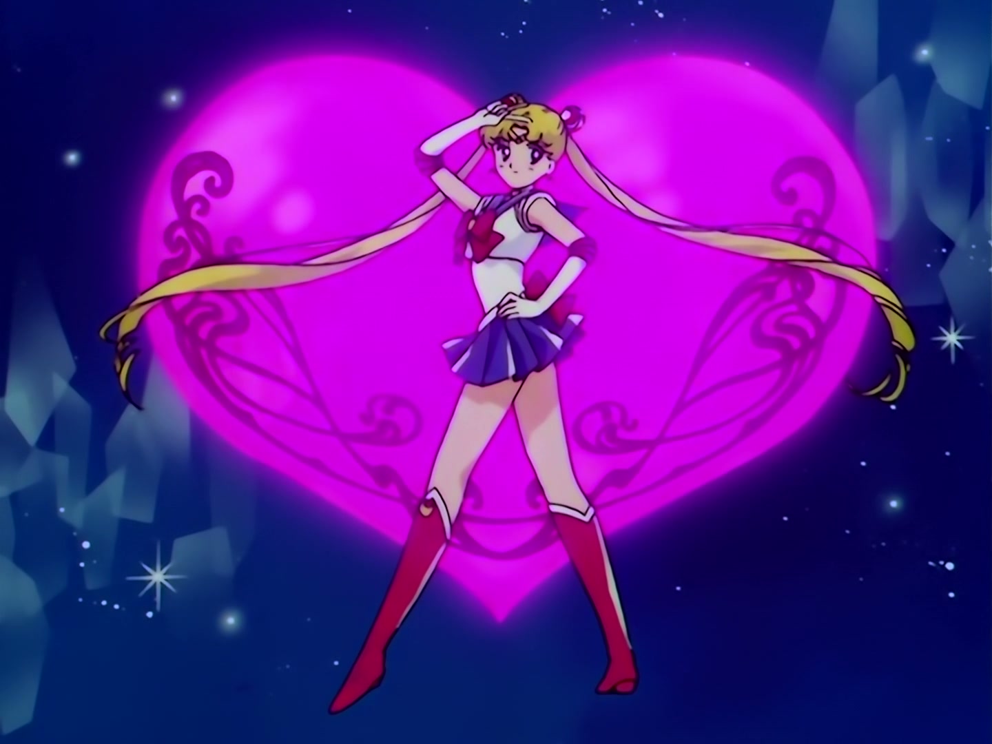 Sailor Moon Ep 111: The Holy Grail's Mystical Power! Moon's Double Transformation @ 00:04:49