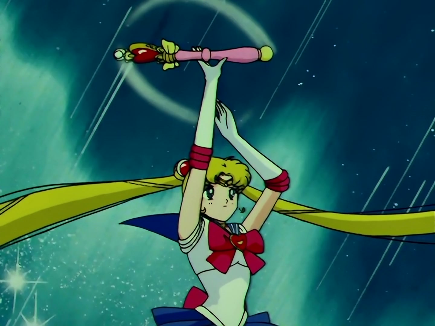 Sailor Moon Ep 111: The Holy Grail's Mystical Power! Moon's Double Transformation @ 00:10:27