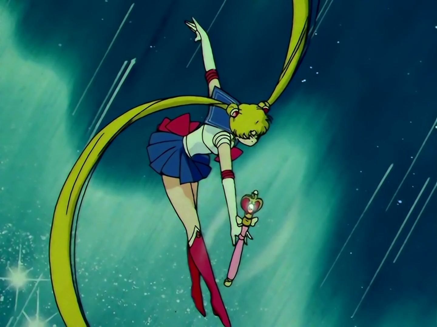 Sailor Moon Ep 111: The Holy Grail's Mystical Power! Moon's Double Transformation @ 00:10:31