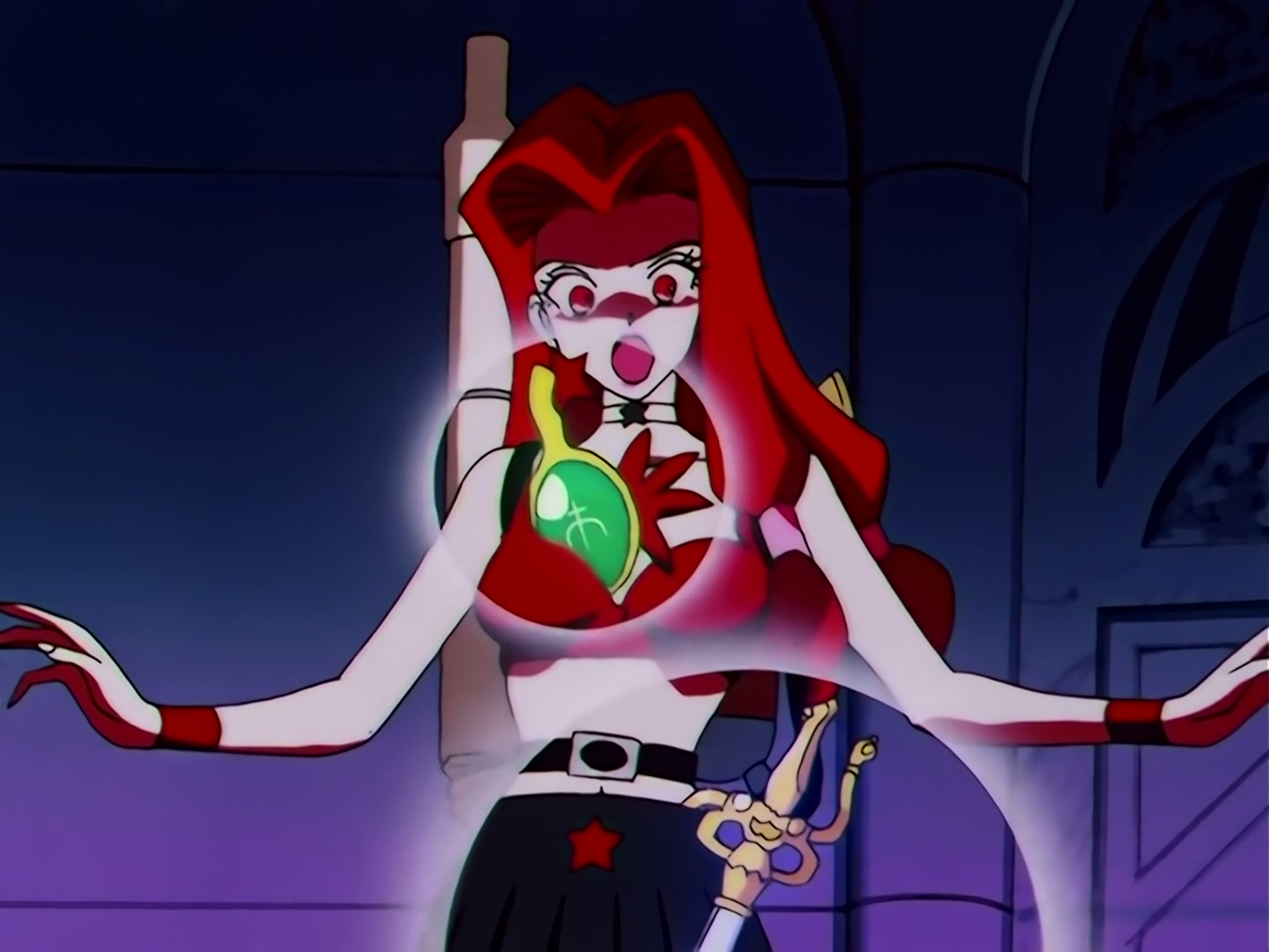 Sailor Moon Ep 111: The Holy Grail's Mystical Power! Moon's Double Transformation @ 00:13:37