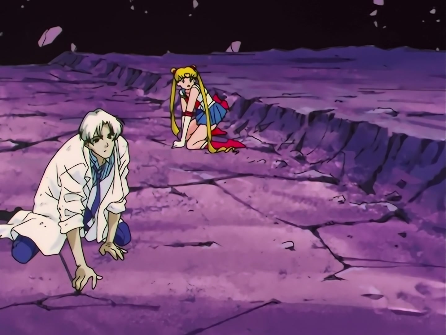 Sailor Moon Ep 125: The Shining Shooting Star: Saturn and the Messiah @ 00:14:47