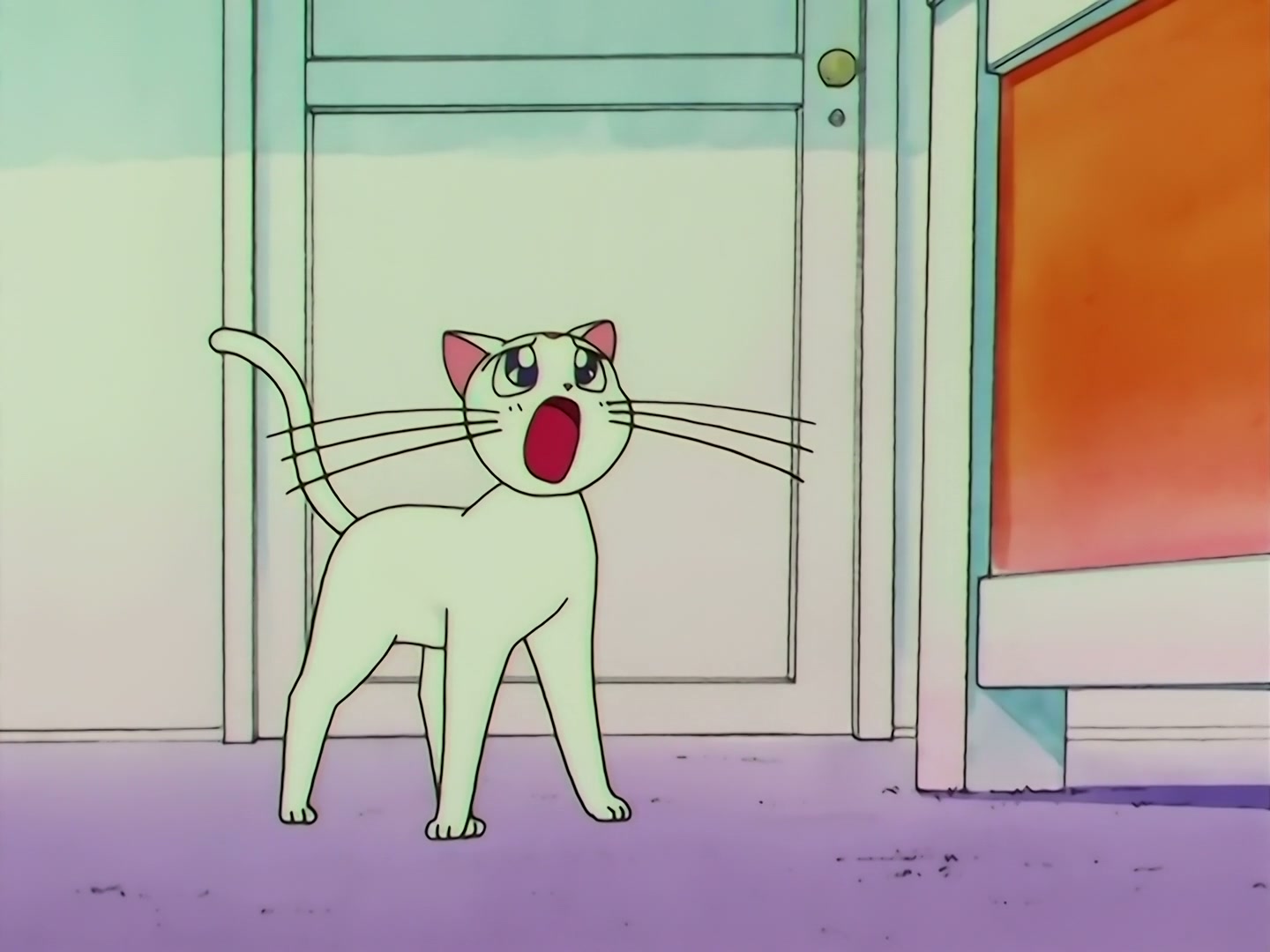 Sailor Moon Ep 133: Artemis is Cheating? Enter the Mysterious Kitten @ 00:09:46