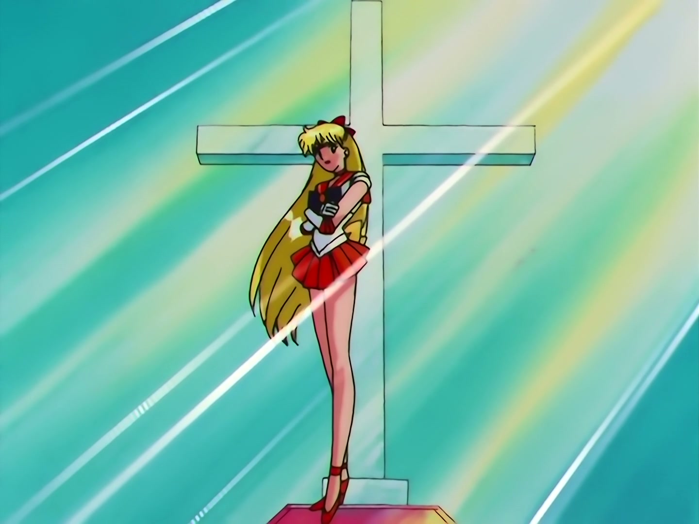 Sailor Moon Ep 133: Artemis is Cheating? Enter the Mysterious Kitten @ 00:14:07