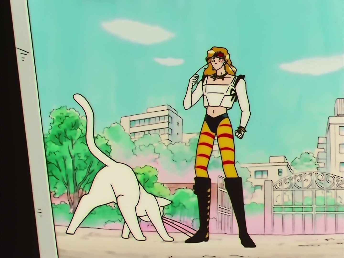 Sailor Moon Ep 133: Artemis is Cheating? Enter the Mysterious Kitten @ 00:14:11