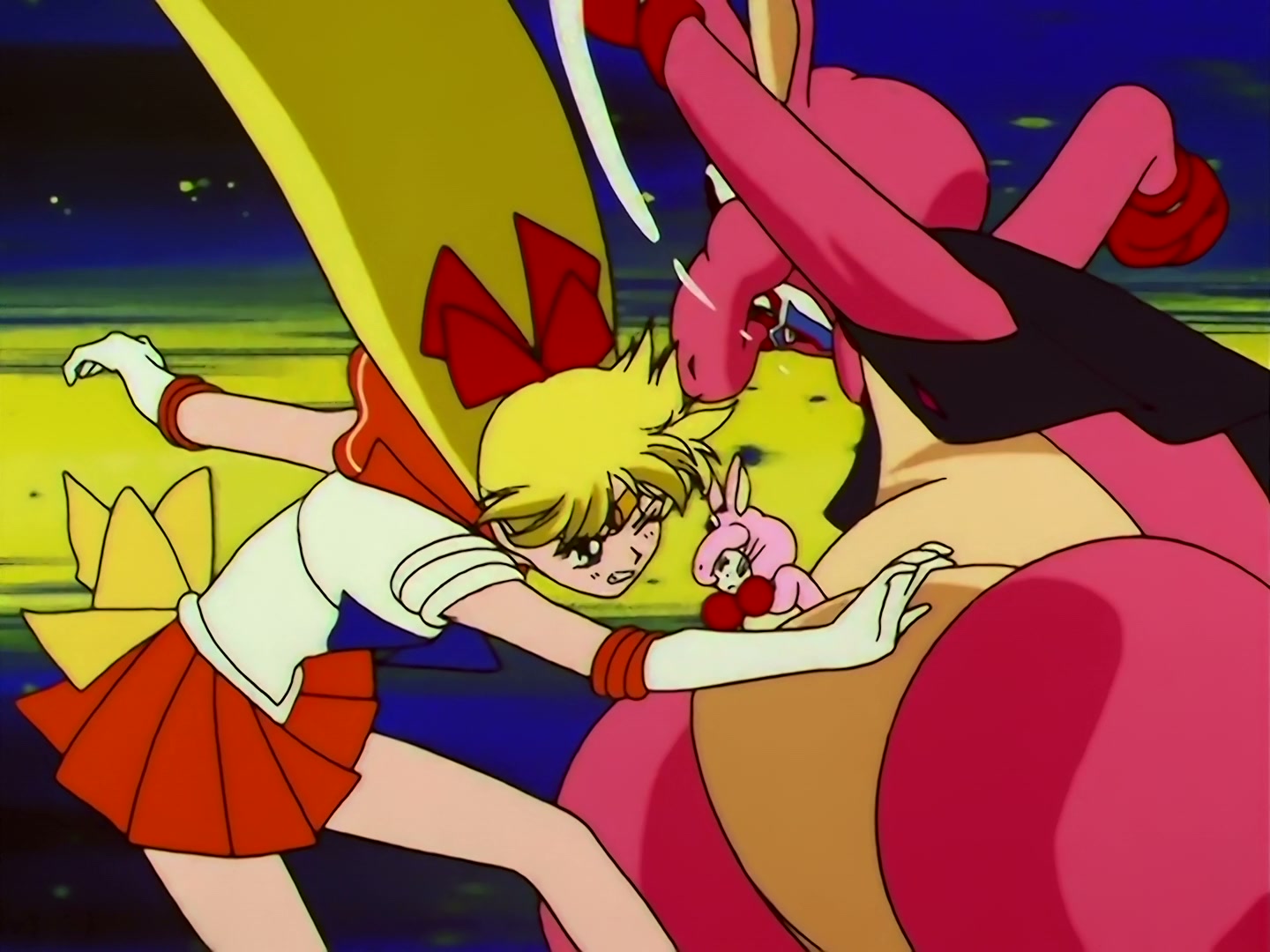 Sailor Moon Ep 133: Artemis is Cheating? Enter the Mysterious Kitten @ 00:16:33