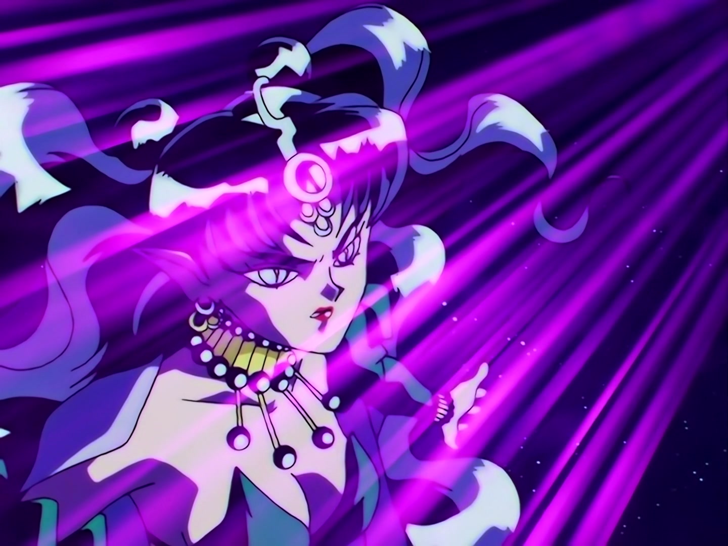 Sailor Moon Ep 167: The Flower of Nightmares Scatters! The Queen of Darkness Returns @ 00:08:12