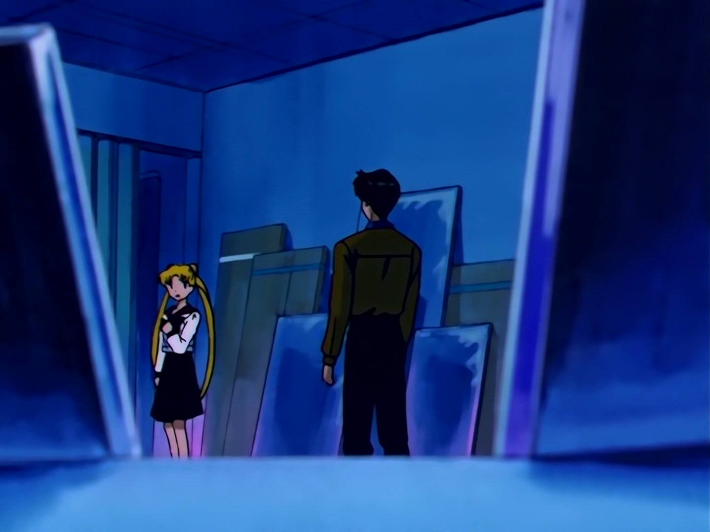 Sailor Moon Ep 169: The Cursed Mirror! Mamoru Caught in a Nightmare @ 00:09:59
