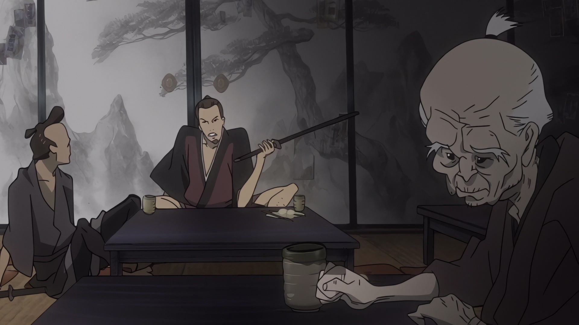 Samurai Champloo Ep 1: Tempestuous Temperaments @ 00:03:27