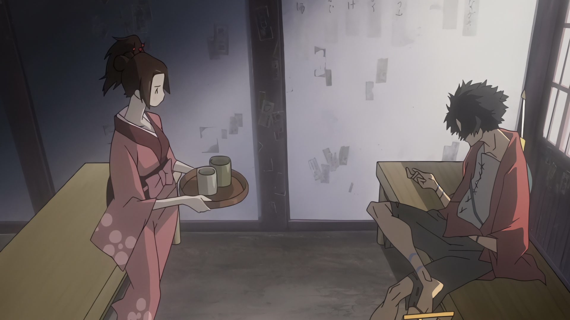 Samurai Champloo Ep 1: Tempestuous Temperaments @ 00:05:12