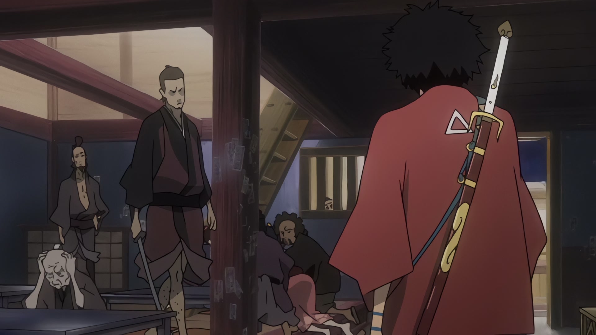 Samurai Champloo Ep 1: Tempestuous Temperaments @ 00:07:35