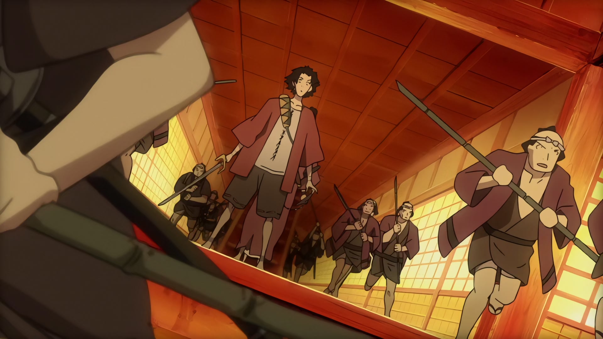 Samurai Champloo Ep 4: Hellhounds for Hire (Part 2) @ 00:02:54