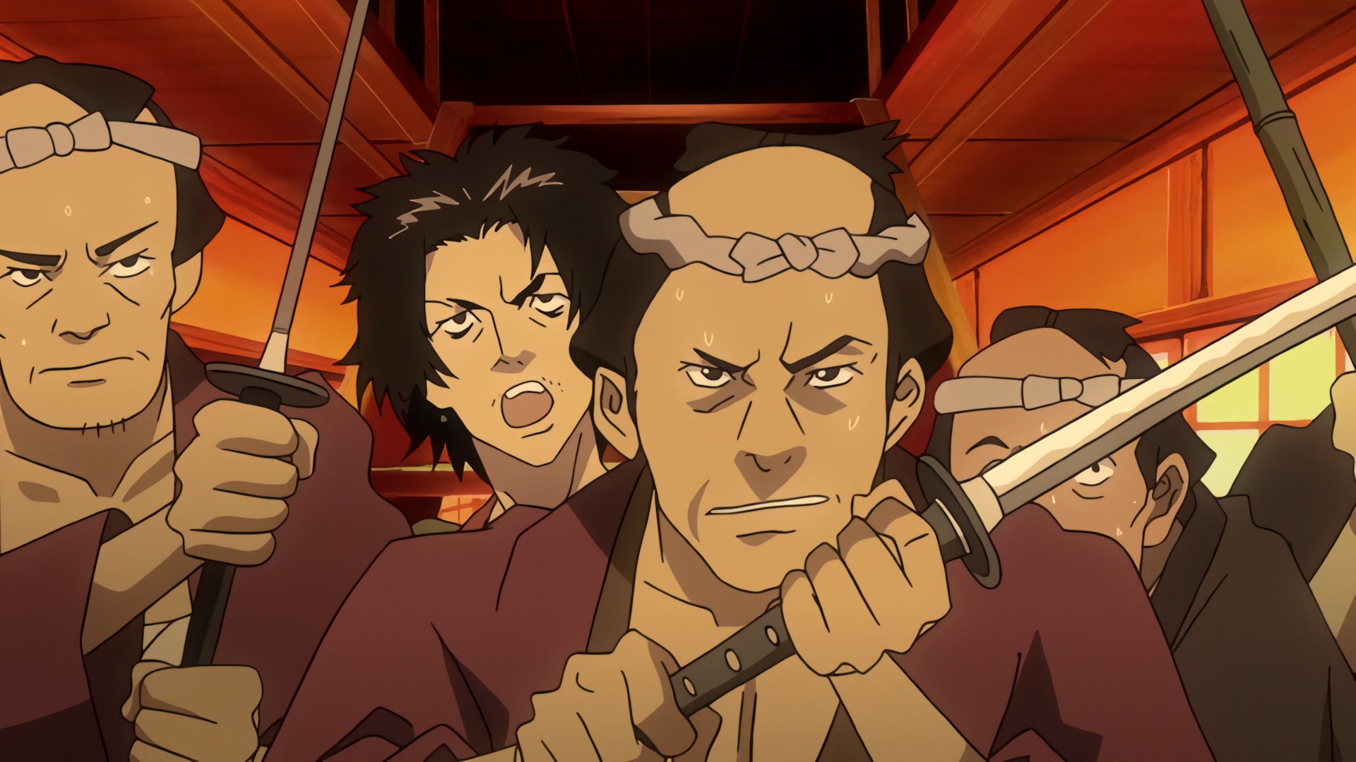 Samurai Champloo Ep 4: Hellhounds for Hire (Part 2) @ 00:03:01