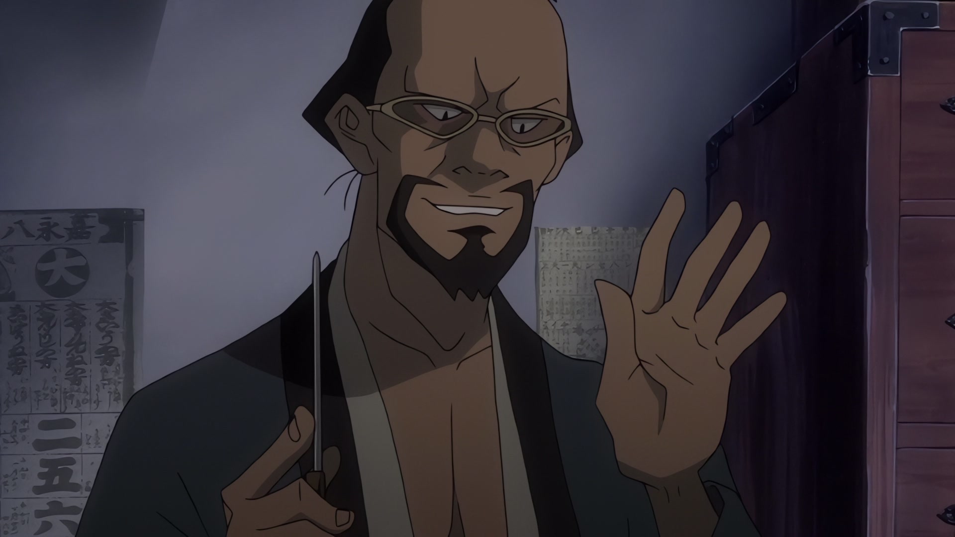 Samurai Champloo Ep 4: Hellhounds for Hire (Part 2) @ 00:05:41