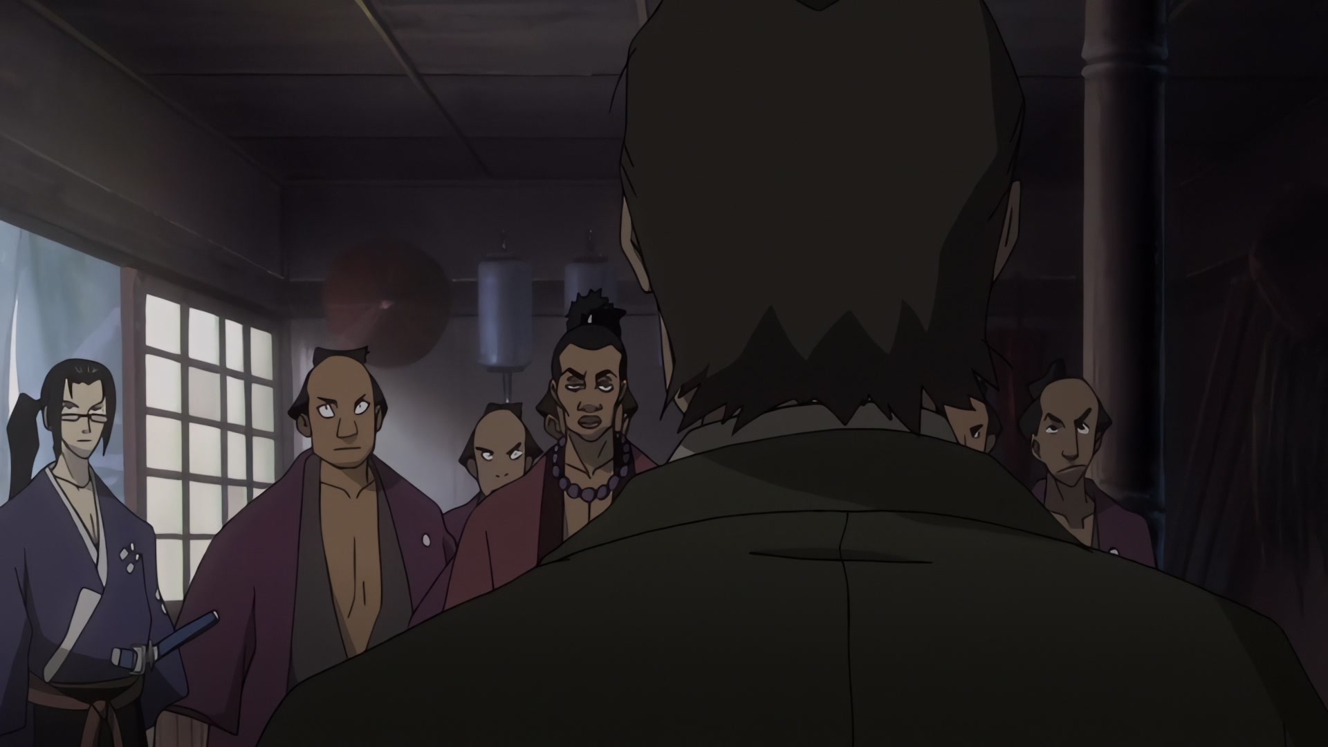 Samurai Champloo Ep 4: Hellhounds for Hire (Part 2) @ 00:09:00