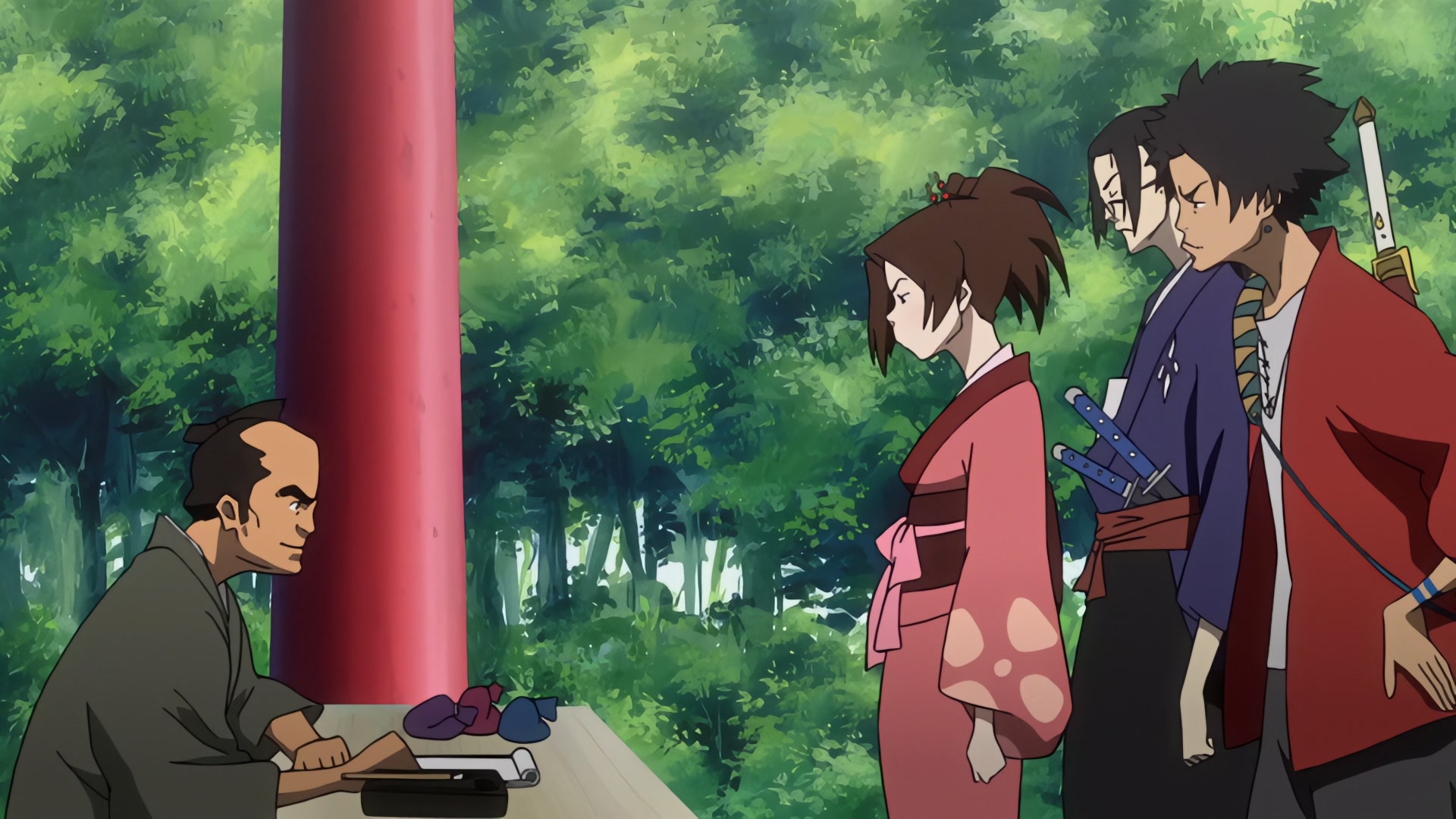 Samurai Champloo Ep 6: Stranger Searching @ 00:03:04