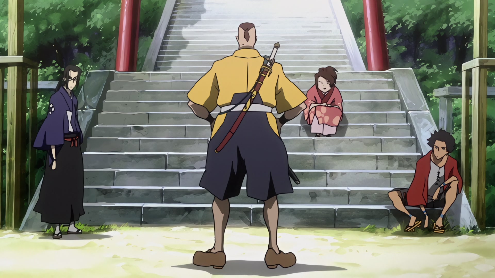 Samurai Champloo Ep 6: Stranger Searching @ 00:08:44