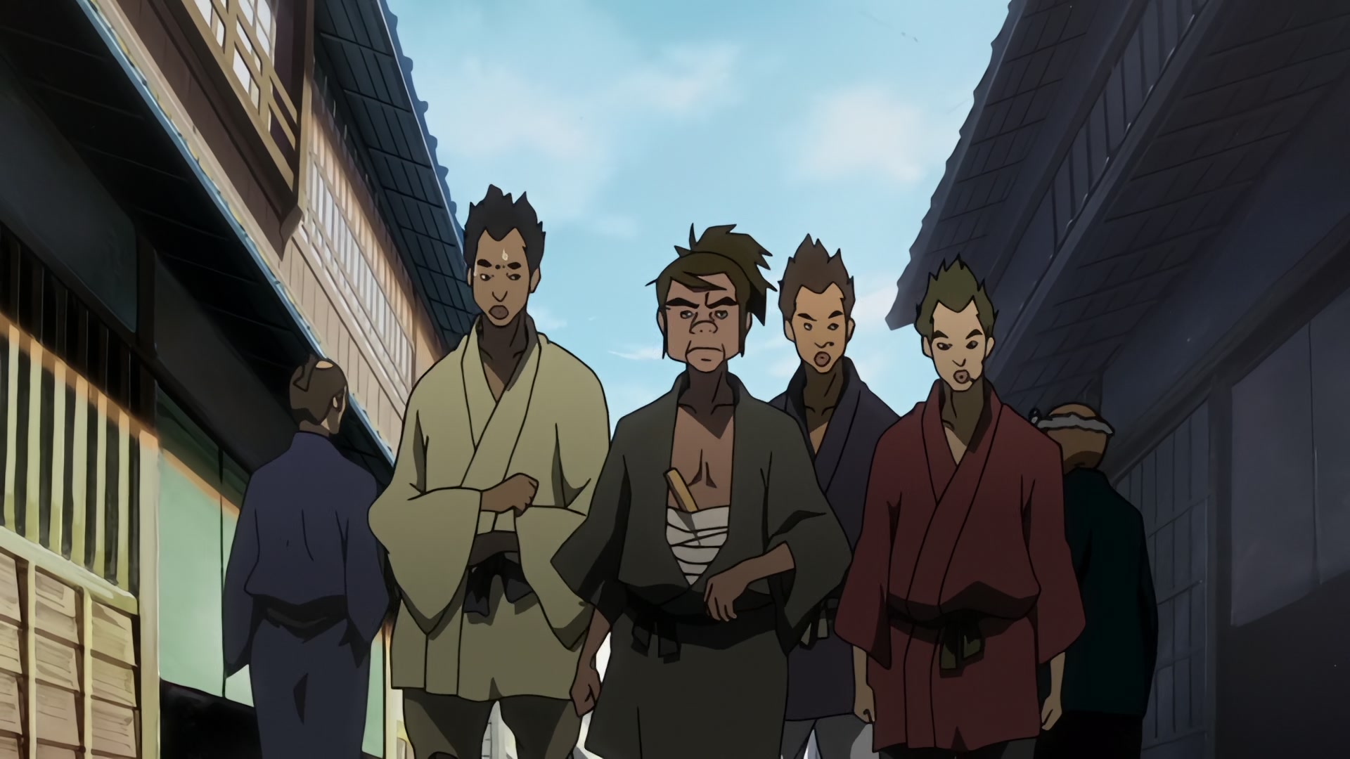 Samurai Champloo Ep 7: A Risky Racket @ 00:03:53