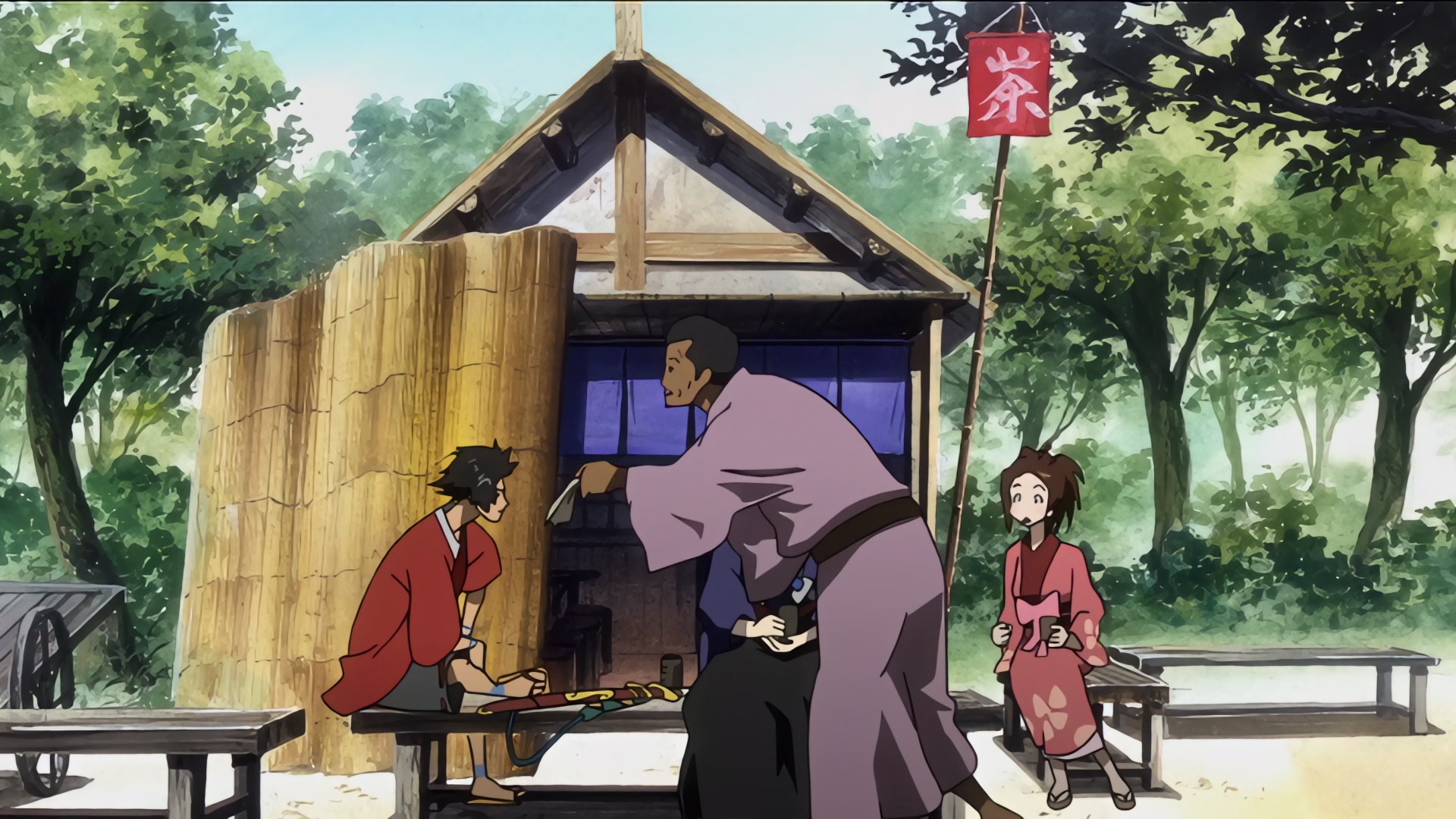 Samurai Champloo Ep 9: Beatbox Bandits @ 00:03:50