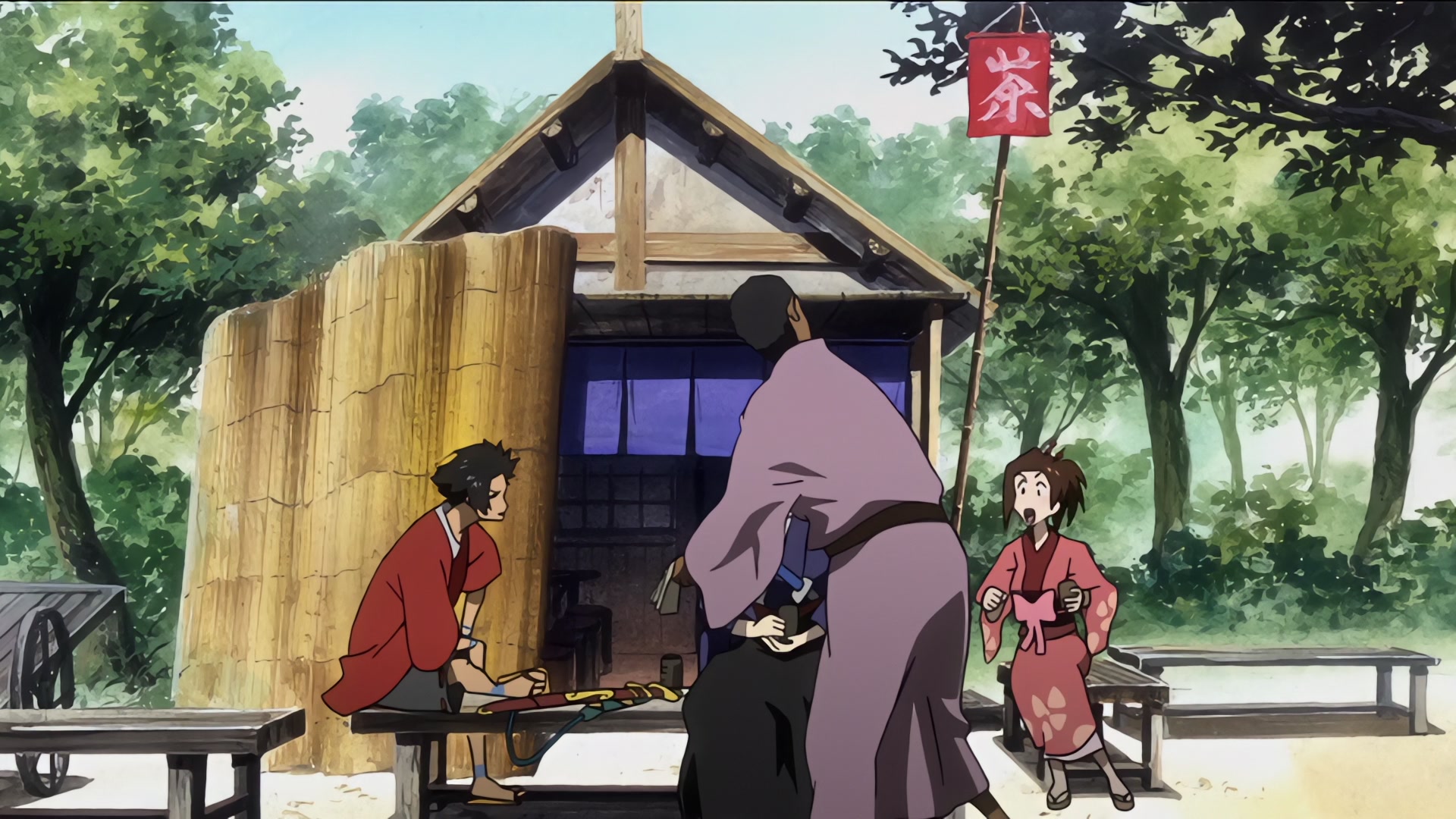 Samurai Champloo Ep 9: Beatbox Bandits @ 00:03:53