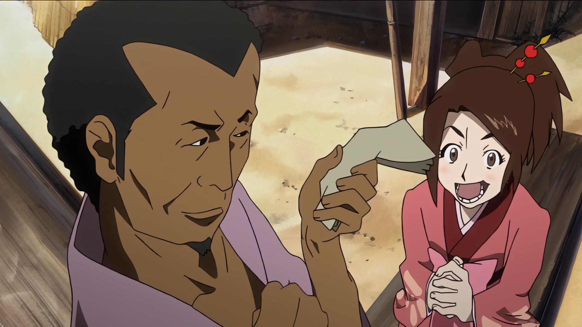 Samurai Champloo Ep 9: Beatbox Bandits @ 00:03:56