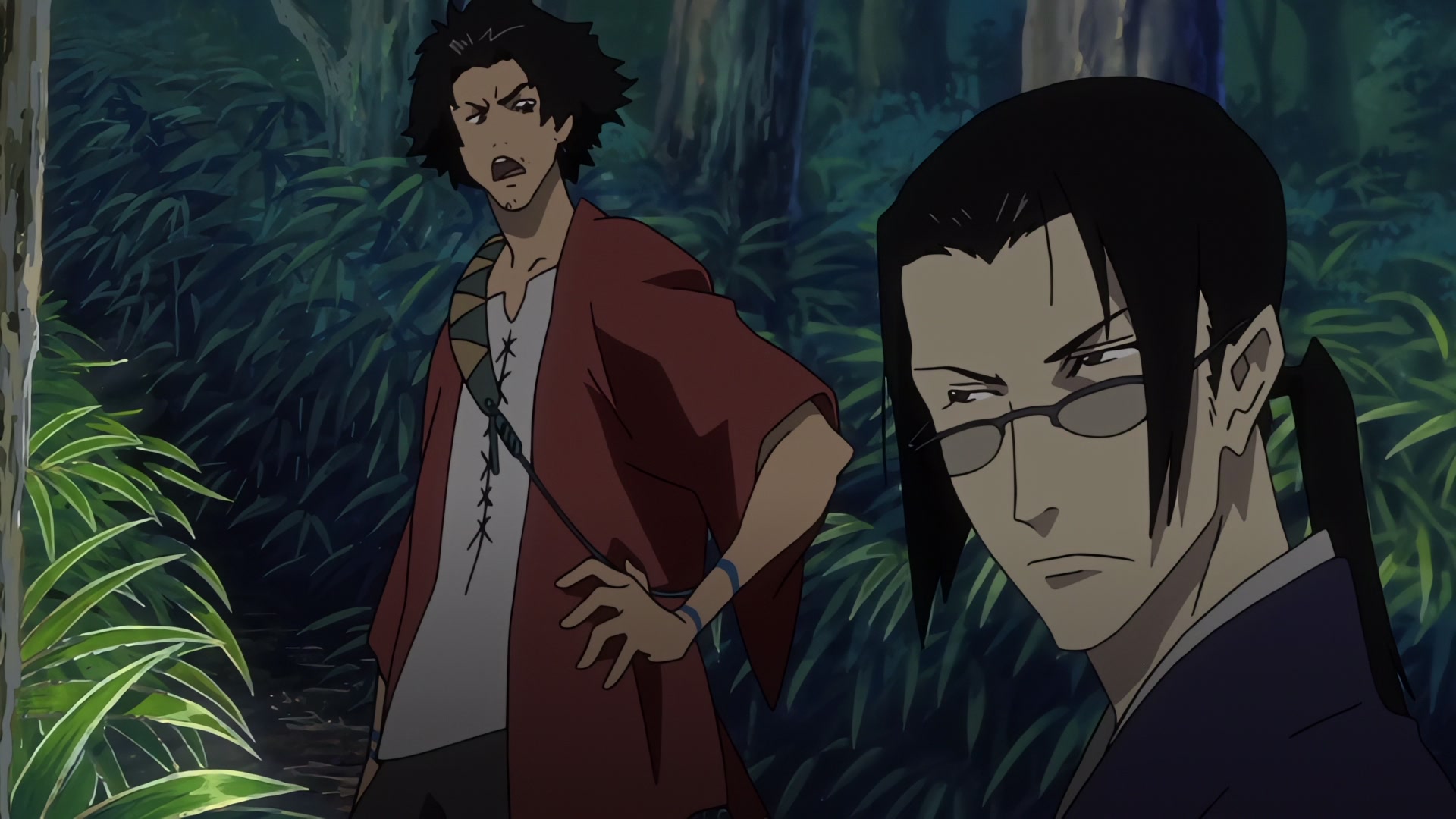 Samurai Champloo Ep 13: Misguided Miscreants (Part 1) @ 00:02:54