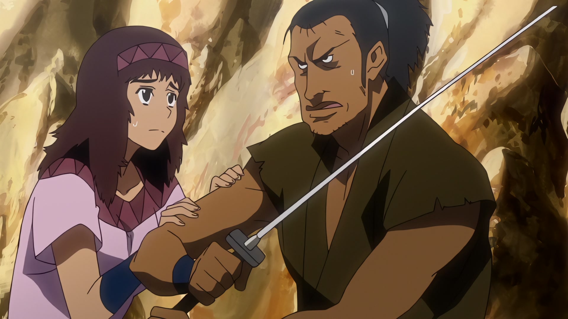 Samurai Champloo Ep 13: Misguided Miscreants (Part 1) @ 00:04:45