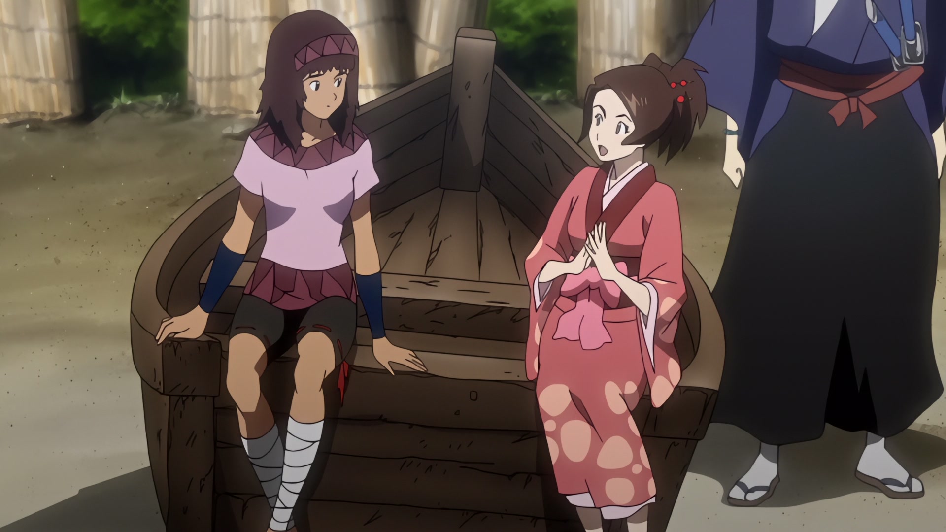 Samurai Champloo Ep 13: Misguided Miscreants (Part 1) @ 00:07:55