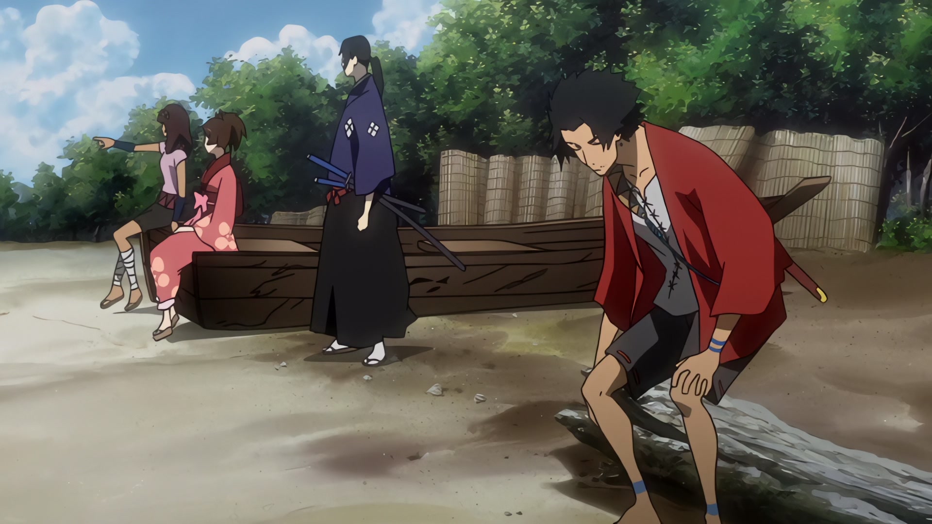 Samurai Champloo Ep 13: Misguided Miscreants (Part 1) @ 00:08:14