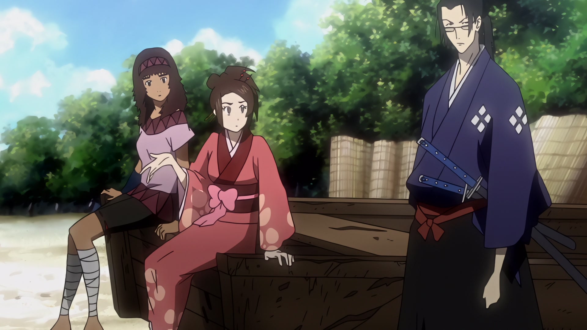 Samurai Champloo Ep 13: Misguided Miscreants (Part 1) @ 00:08:21