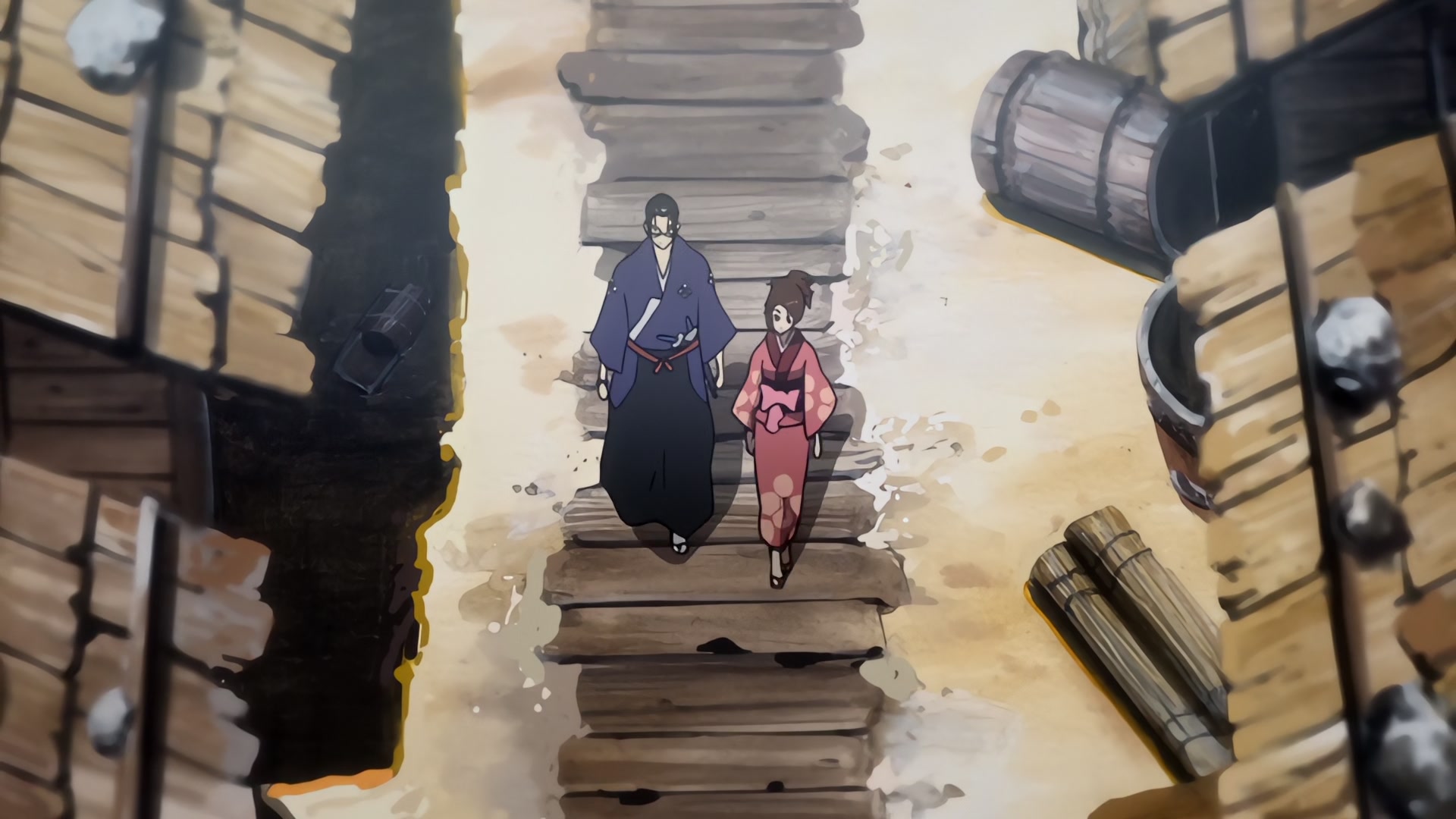 Samurai Champloo Ep 13: Misguided Miscreants (Part 1) @ 00:09:59