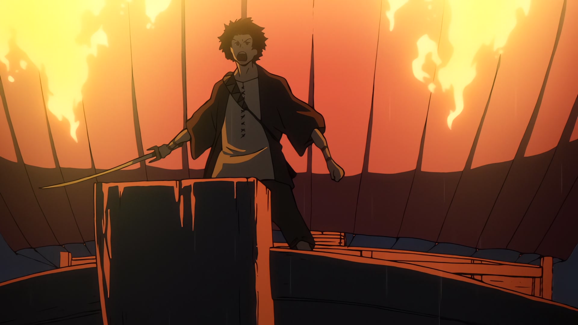 Samurai Champloo Ep 13: Misguided Miscreants (Part 1) @ 00:21:08