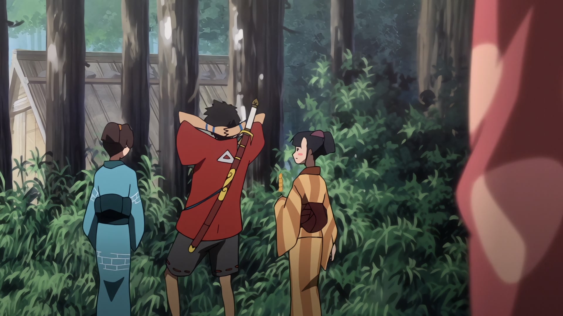 Samurai Champloo Ep 16: Lullabies of the Lost (Verse 1) @ 00:02:35