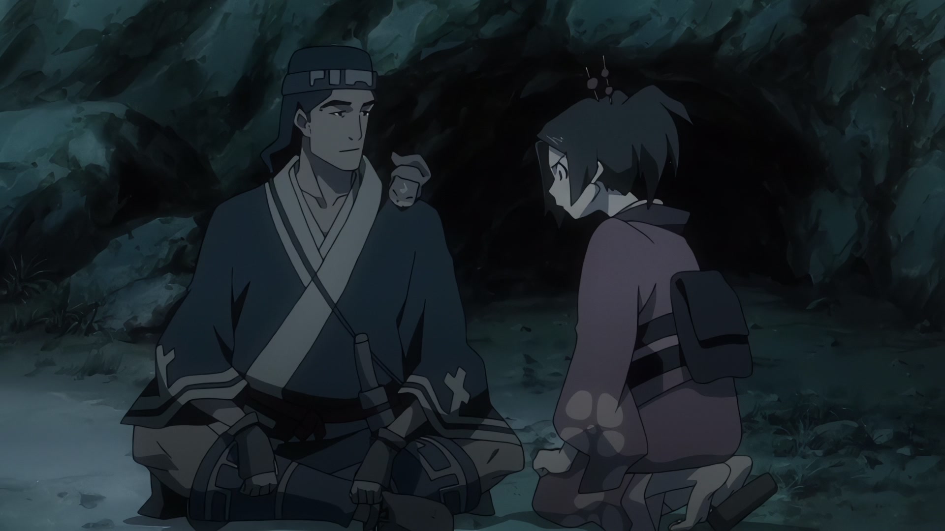Samurai Champloo Ep 16: Lullabies of the Lost (Verse 1) @ 00:17:10