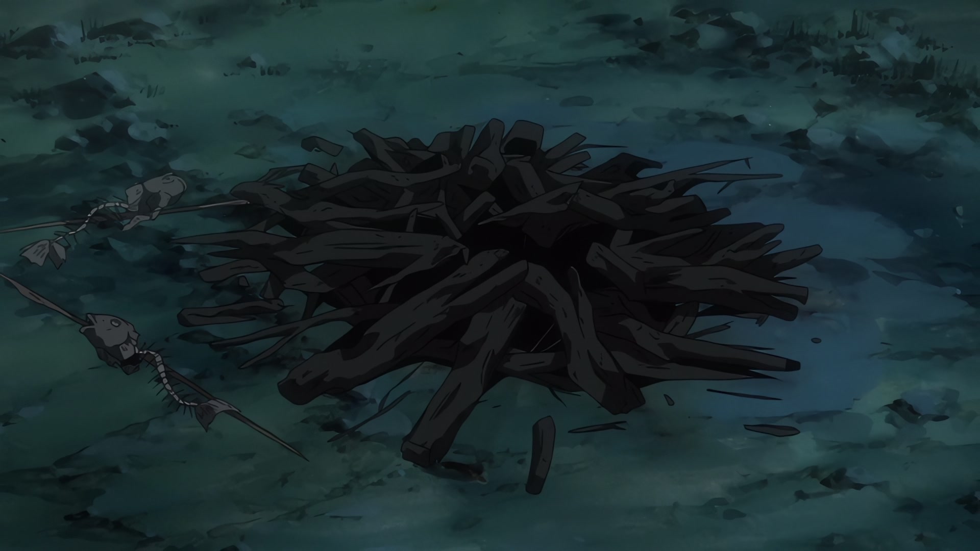 Samurai Champloo Ep 16: Lullabies of the Lost (Verse 1) @ 00:20:45